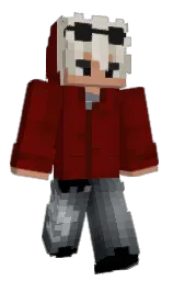 red oxide and rustic red Minecraft skin — Classic model — first worn by scathaL