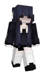 bastille and cinder Minecraft skin — Slim model — first worn by llunashii