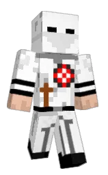 JustixnsDead's Minecraft skin wearing the Migrator cape