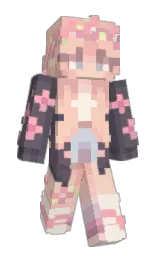 NovaSolstice's Minecraft skin wearing the Pan cape
