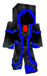 wizard_assassin's Minecraft skin wearing the Aurora cape