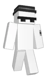 f1sh_w's Minecraft skin wearing the Pan cape