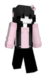 muvmi's Minecraft skin wearing the Aurora cape