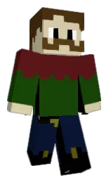 grain brown and dark fern Minecraft skin — Classic model