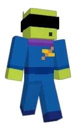 SeaSaltLimeCrisp's Minecraft skin wearing the Aurora cape