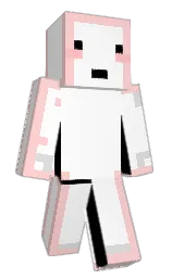 white and cosmos Minecraft skin — Classic model