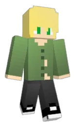 frangipani and black Minecraft skin — Classic model — first worn by Giuxxlia