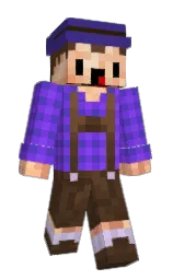 black and minsk Minecraft skin — Slim model — first worn by mircizur