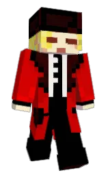 black and merino Minecraft skin — Slim model — first worn by Ashirl_irl