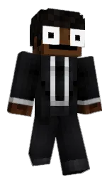 Sqleafy's Minecraft skin wearing the Mojang Office cape