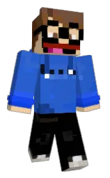 black and mariner Minecraft skin — Classic model — first worn by LukeTheChunccc