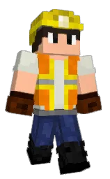 moon mist and peach orange Minecraft skin — Classic model