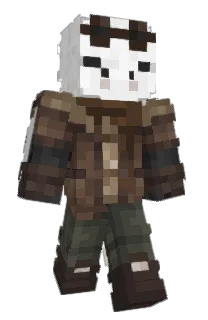 Front of Desstii's skin