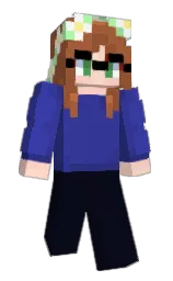 Kendoozled's Minecraft skin wearing the Aurora cape