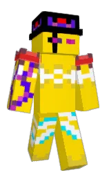 BeXzkk's Minecraft skin wearing the Pan cape