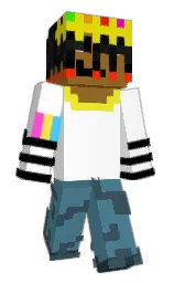 white and wedgewood Minecraft skin — Slim model — first worn by prizzzz_