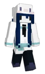 alabaster and white Minecraft skin — Slim model — first worn by essexgirls