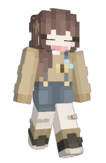 Front of Jinjen's skin