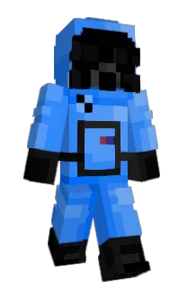 Front of DiverPete's skin