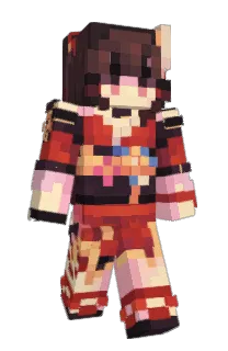 Front of Jetavie's skin