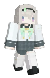 Front of NetherPing's skin