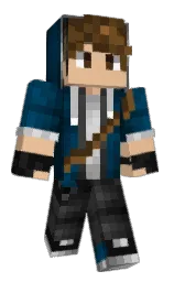 Empty_Van's Minecraft skin wearing the Migrator cape