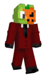 dark burgundy and sushi Minecraft skin — Slim model — first worn by dosty12