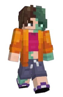Front of Fuzolini's skin