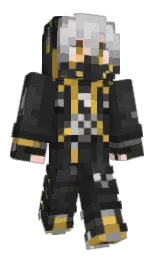 thunder and shark Minecraft skin — Classic model