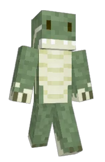 Front of megaspinyx's skin
