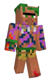 Front of Klorna's skin