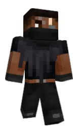 bunker and cod gray Minecraft skin — Classic model — first worn by AirplaneGoBrr