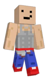 gold sand and black Minecraft skin — Classic model — first worn by auiro_