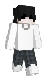 Bxul's Minecraft skin wearing the Purple Heart cape