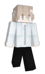 black and catskill white Minecraft skin — Slim model — first worn by luckycali