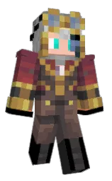 black and tundora Minecraft skin — Classic model — first worn by AtoZGR
