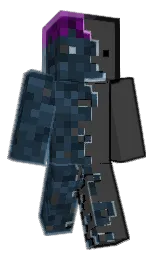 CreapKilla's Minecraft skin wearing the Pan cape