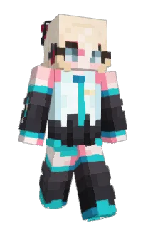 Front of diminie's skin