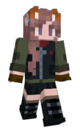 LisiaFox's Minecraft skin wearing the Copper cape