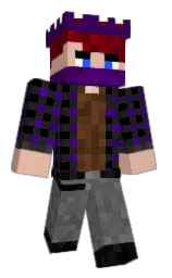 mine shaft and black Minecraft skin — Classic model — first worn by PurpleReaper10