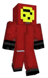 tamarillo and congo brown Minecraft skin — Classic model — first worn by B0r3108