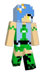 corvette and sail Minecraft skin — Classic model — first worn by Diamondheart360