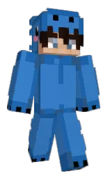 mariner and fun blue Minecraft skin — Classic model
