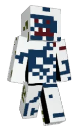 black haze and blue zodiac Minecraft skin — Classic model — first worn by Maczuga123