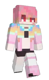 classic rose and illusion Minecraft skin — Slim model — first worn by ytqs