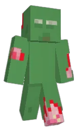 fruit salad and red ribbon Minecraft skin — Classic model — first worn by Lobotomy_blocks