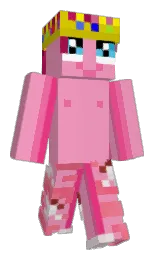 mauvelous and deep blush Minecraft skin — Classic model — first worn by groovytus