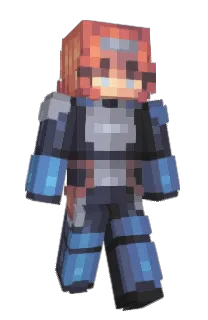 Front of NaivivBlue's skin