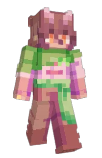Front of wigfoe's skin