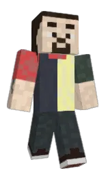 outer space and grain brown Minecraft skin — Classic model — first worn by korvo934